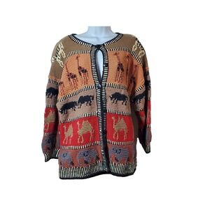 20 Ans By Mariea Kim Women Hand Knit Sweater Sz Medium